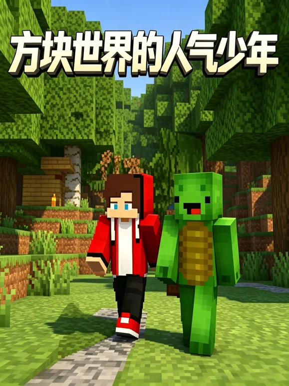 方块世界的人气少年